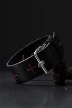 画像をギャラリービューアに読み込む, m.a+ cross stitched med wrist band / A-F8E1/GR 3,0 (BLACK)