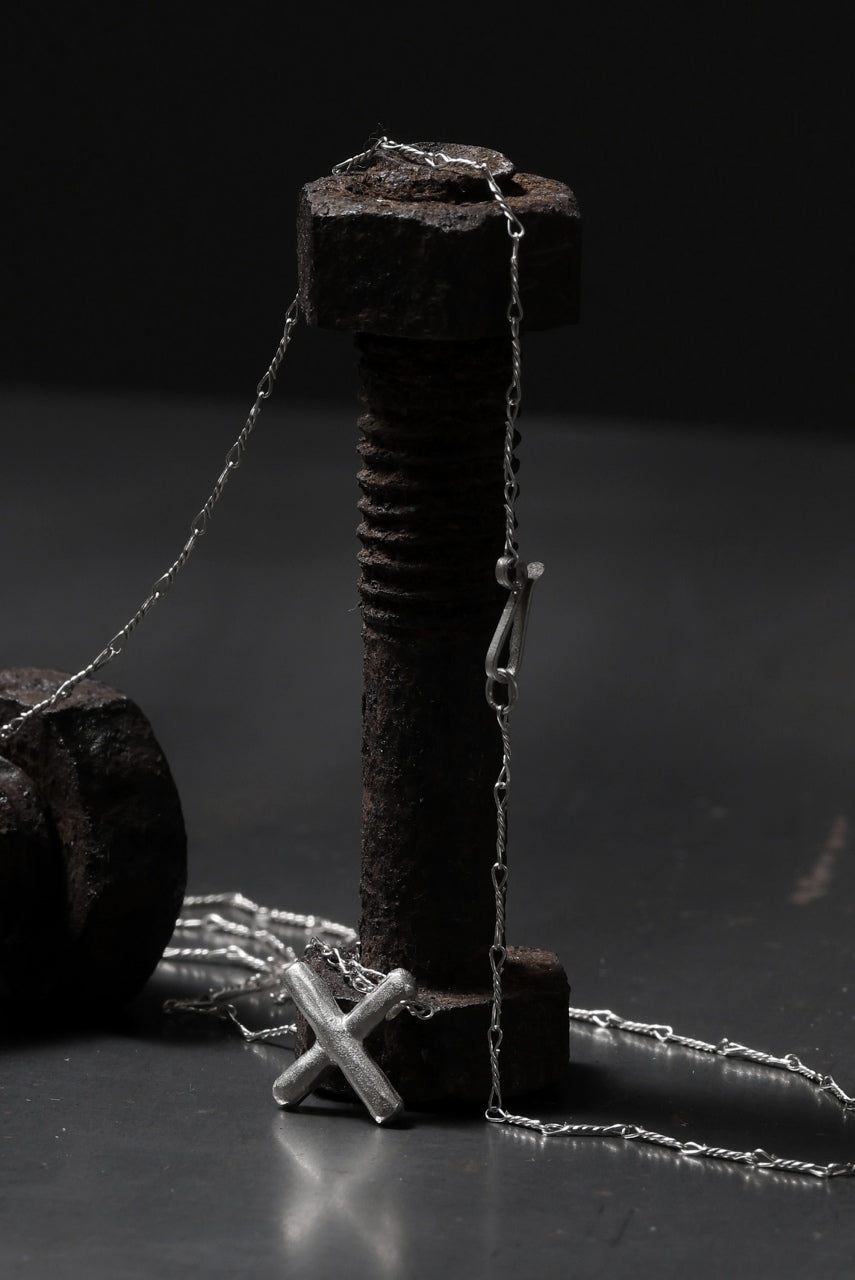 画像をギャラリービューアに読み込む, m.a+ cross pendant 60cm chain / AC60/C5/AG (SILVER)
