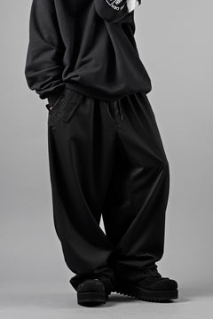 画像をギャラリービューアに読み込む, Y-3 Yohji Yamamoto REFINED WOOL STRAIGHT PANTS (BLACK)