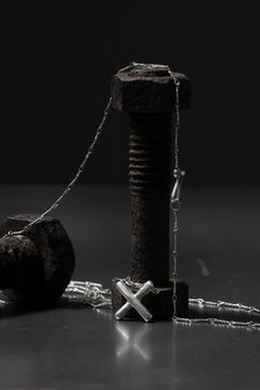 画像をギャラリービューアに読み込む, m.a+ cross pendant 60cm chain / AC60/C5/AG (SILVER)