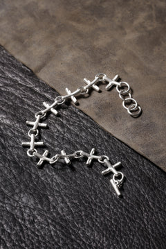 画像をギャラリービューアに読み込む, m.a+ cross multiple silver cross bracelet / AB+++ AG (SILVER)