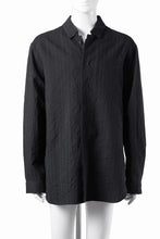 画像をギャラリービューアに読み込む, forme d'expression Minimal Outer Shirt / B95F (Off Black)