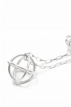 画像をギャラリービューアに読み込む, m.a+ medium + globe necklace with silver chain / AD31 AG (SILVER)
