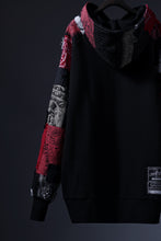 画像をギャラリービューアに読み込む, MASSIMO SABBADIN exclusive HOODY wt. BORO STYLE DETAIL (RED)