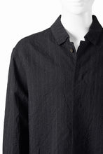 画像をギャラリービューアに読み込む, forme d'expression Minimal Outer Shirt / B95F (Off Black)