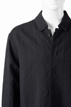 画像をギャラリービューアに読み込む, forme d'expression Minimal Outer Shirt / B95F (Off Black)