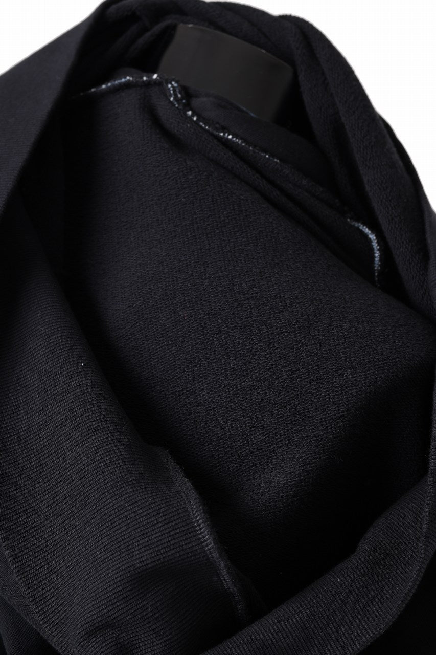 画像をギャラリービューアに読み込む, MASSIMO SABBADIN exclusive HOODY wt. BORO STYLE DETAIL (BLACK #A)