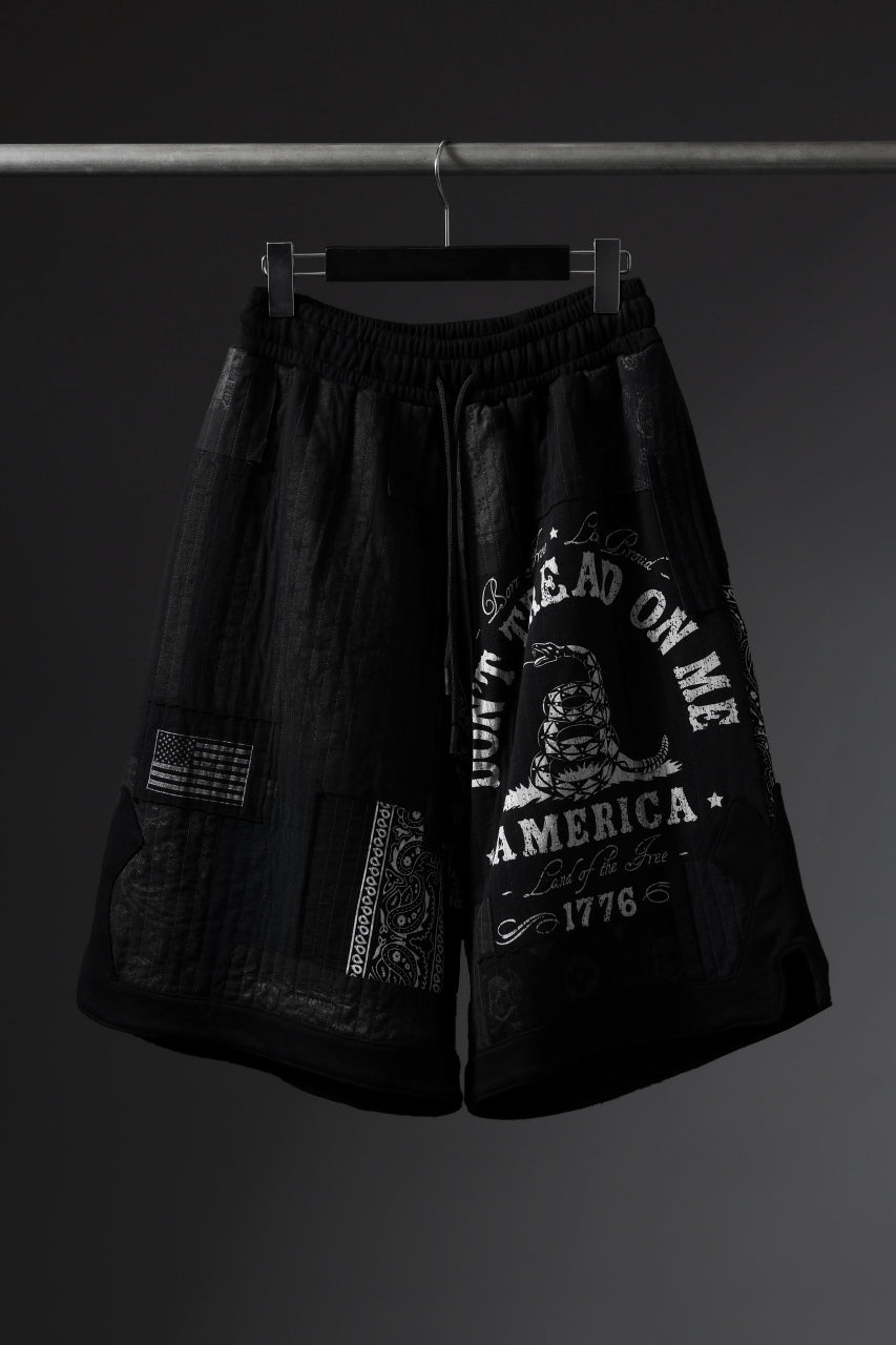 画像をギャラリービューアに読み込む, MASSIMO SABBADIN FULL BORO STYLE BASKET SHORTS (BLACK #A)