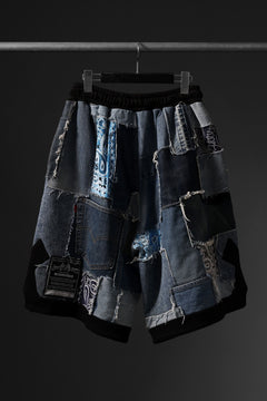 画像をギャラリービューアに読み込む, MASSIMO SABBADIN FULL LEVI'S PATCH BASKET SHORTS (INDIGO #A)