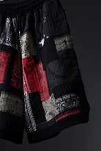 画像をギャラリービューアに読み込む, MASSIMO SABBADIN FULL BORO STYLE BASKET SHORTS (BLACK x RED #A)