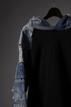 画像をギャラリービューアに読み込む, MASSIMO SABBADIN exclusive HOODY wt. LEVI&#39;S PATCH DETAIL (INDIGO #A)