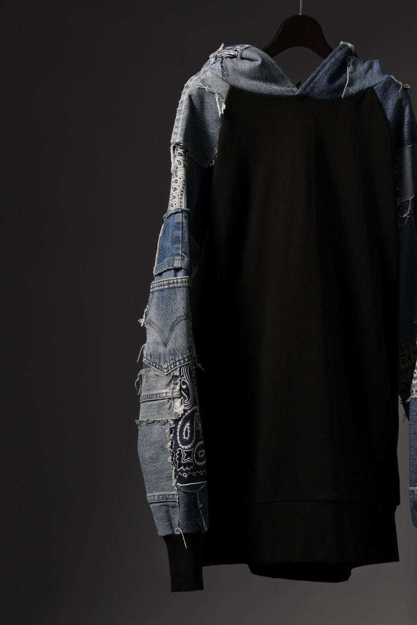 画像をギャラリービューアに読み込む, MASSIMO SABBADIN exclusive HOODY wt. LEVI'S PATCH DETAIL (INDIGO #A)