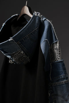 画像をギャラリービューアに読み込む, MASSIMO SABBADIN exclusive HOODY wt. LEVI'S PATCH DETAIL (INDIGO #A)