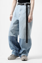 画像をギャラリービューアに読み込む, FACETASM PATCHWORK BIG DENIM PANTS (INDIGO)