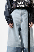 画像をギャラリービューアに読み込む, FACETASM PATCHWORK BIG DENIM PANTS (INDIGO)