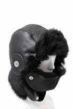 画像をギャラリービューアに読み込む, ierib AVIATOR CAP / toskana sheep shearling mouton + Dyneema (BLACK)