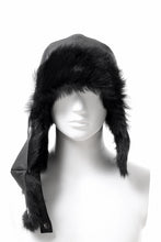 画像をギャラリービューアに読み込む, ierib AVIATOR CAP / toskana sheep shearling mouton + Dyneema (BLACK)