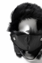 画像をギャラリービューアに読み込む, ierib AVIATOR CAP / toskana sheep shearling mouton + Dyneema (BLACK)