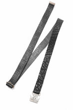 画像をギャラリービューアに読み込む, ierib detachable buckle belt / one piece rough bull (BLACK)