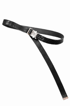 画像をギャラリービューアに読み込む, ierib detachable buckle belt / one piece rough bull (BLACK)