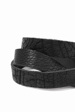 画像をギャラリービューアに読み込む, ierib detachable buckle belt / one piece rough bull (BLACK)