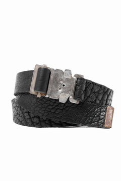 画像をギャラリービューアに読み込む, ierib detachable buckle belt / one piece rough bull (BLACK)