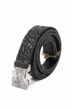 画像をギャラリービューアに読み込む, ierib detachable buckle belt / one piece rough bull (BLACK)