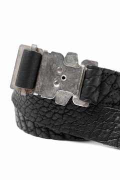 画像をギャラリービューアに読み込む, ierib detachable buckle belt / one piece rough bull (BLACK)