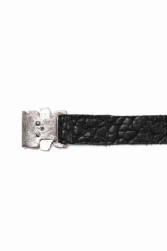 画像をギャラリービューアに読み込む, ierib detachable buckle belt / one piece rough bull (BLACK)