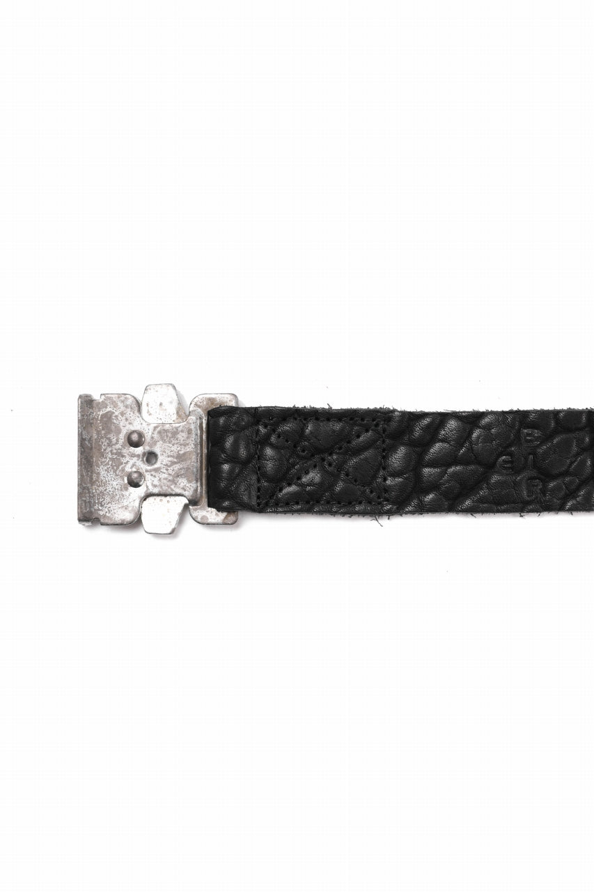 画像をギャラリービューアに読み込む, ierib detachable buckle belt / one piece rough bull (BLACK)