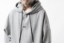 画像をギャラリービューアに読み込む, A.F ARTEFACT BOMBERHEAT® BACK LOGO HOODIE (LIGHT GREY)