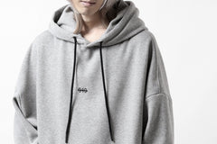 画像をギャラリービューアに読み込む, A.F ARTEFACT BOMBERHEAT® BACK LOGO HOODIE (LIGHT GREY)