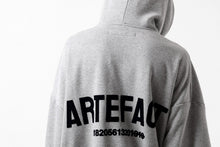 画像をギャラリービューアに読み込む, A.F ARTEFACT BOMBERHEAT® BACK LOGO HOODIE (LIGHT GREY)