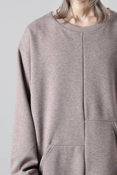 画像をギャラリービューアに読み込む, A.F ARTEFACT BOMBERHEAT® ASYMMETRY LOOP HEM TOPS (BROWN)