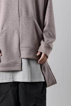 画像をギャラリービューアに読み込む, A.F ARTEFACT BOMBERHEAT® ASYMMETRY LOOP HEM TOPS (BROWN)