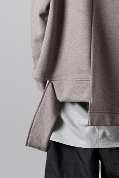 画像をギャラリービューアに読み込む, A.F ARTEFACT BOMBERHEAT® ASYMMETRY LOOP HEM TOPS (BROWN)