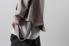 画像をギャラリービューアに読み込む, A.F ARTEFACT BOMBERHEAT® ASYMMETRY LOOP HEM TOPS (BROWN)