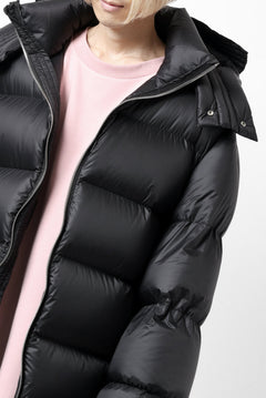 画像をギャラリービューアに読み込む, A.F ARTEFACT exclusive DUVET VERTICAL DOWN JACKET (BLACK)
