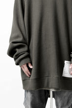画像をギャラリービューアに読み込む, A.F ARTEFACT OVER SIZED DOLMAN LONG PULL OVER / WAFFLE COTTON JERSEY (KHAKI)