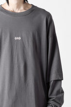 画像をギャラリービューアに読み込む, A.F ARTEFACT LAYERED LONG SLEEVE TOPS / PRINT TYPE-A (GREY)