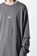 画像をギャラリービューアに読み込む, A.F ARTEFACT LAYERED LONG SLEEVE TOPS / PRINT TYPE-A (GREY)