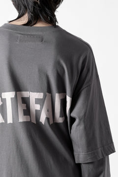 画像をギャラリービューアに読み込む, A.F ARTEFACT LAYERED LONG SLEEVE TOPS / PRINT TYPE-A (GREY)