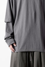 画像をギャラリービューアに読み込む, A.F ARTEFACT LAYERED LONG SLEEVE TOPS / PRINT TYPE-A (GREY)