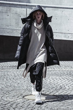 画像をギャラリービューアに読み込む, A.F ARTEFACT exclusive DUVET VERTICAL DOWN JACKET (BLACK)