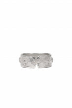 画像をギャラリービューアに読み込む, m.a+ silver stitched multiple cross ring / AG518/AG (SILVER)