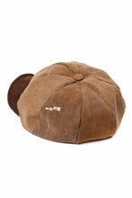 画像をギャラリービューアに読み込む, ierib Casquette Cap / Vintage SAKABUKURO x Lamb Suede Leather (BROWN #A)