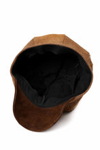 画像をギャラリービューアに読み込む, ierib Casquette Cap / Vintage SAKABUKURO x Lamb Suede Leather (BROWN #A)