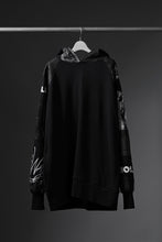 画像をギャラリービューアに読み込む, MASSIMO SABBADIN exclusive HOODY wt. BORO STYLE DETAIL (BLACK #B)