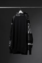 画像をギャラリービューアに読み込む, MASSIMO SABBADIN exclusive HOODY wt. BORO STYLE DETAIL (BLACK #B)