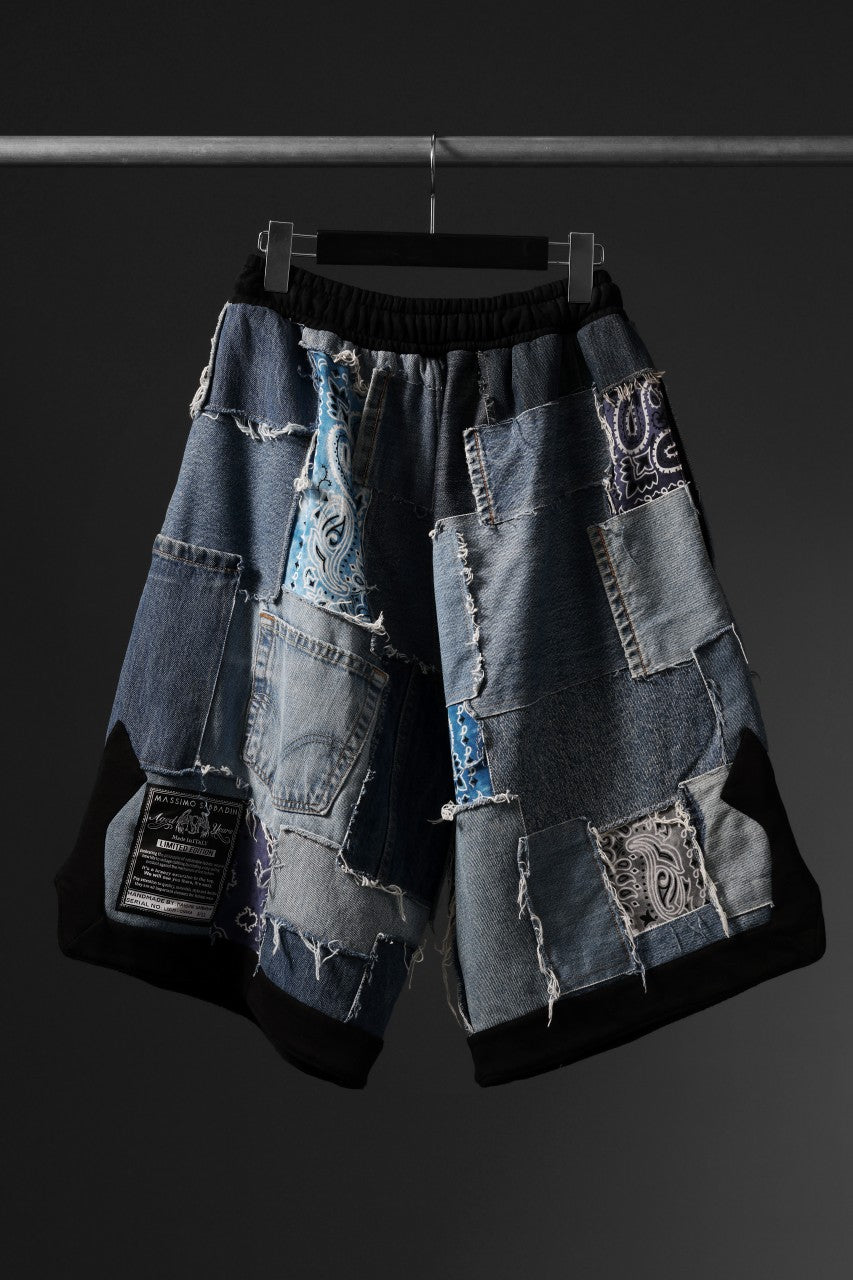 画像をギャラリービューアに読み込む, MASSIMO SABBADIN FULL LEVI&#39;S PATCH BASKET SHORTS (INDIGO #B)